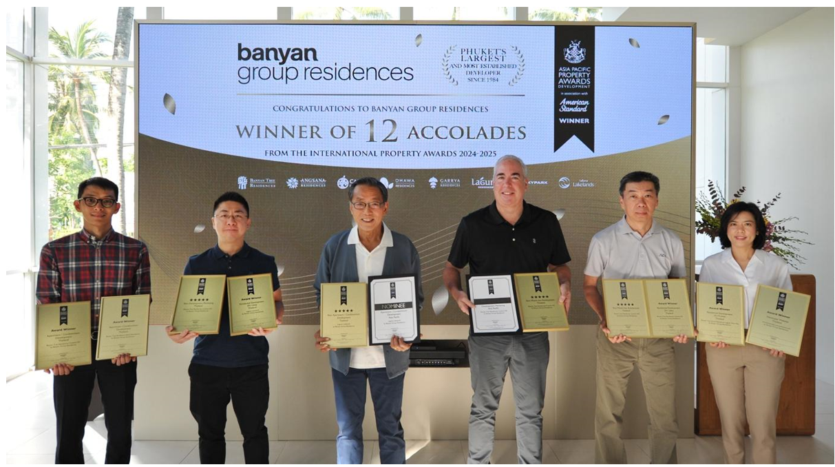 Banyan Group Scoops 12 Accolades at the Asia Pacific International Property Awards 2024-2025