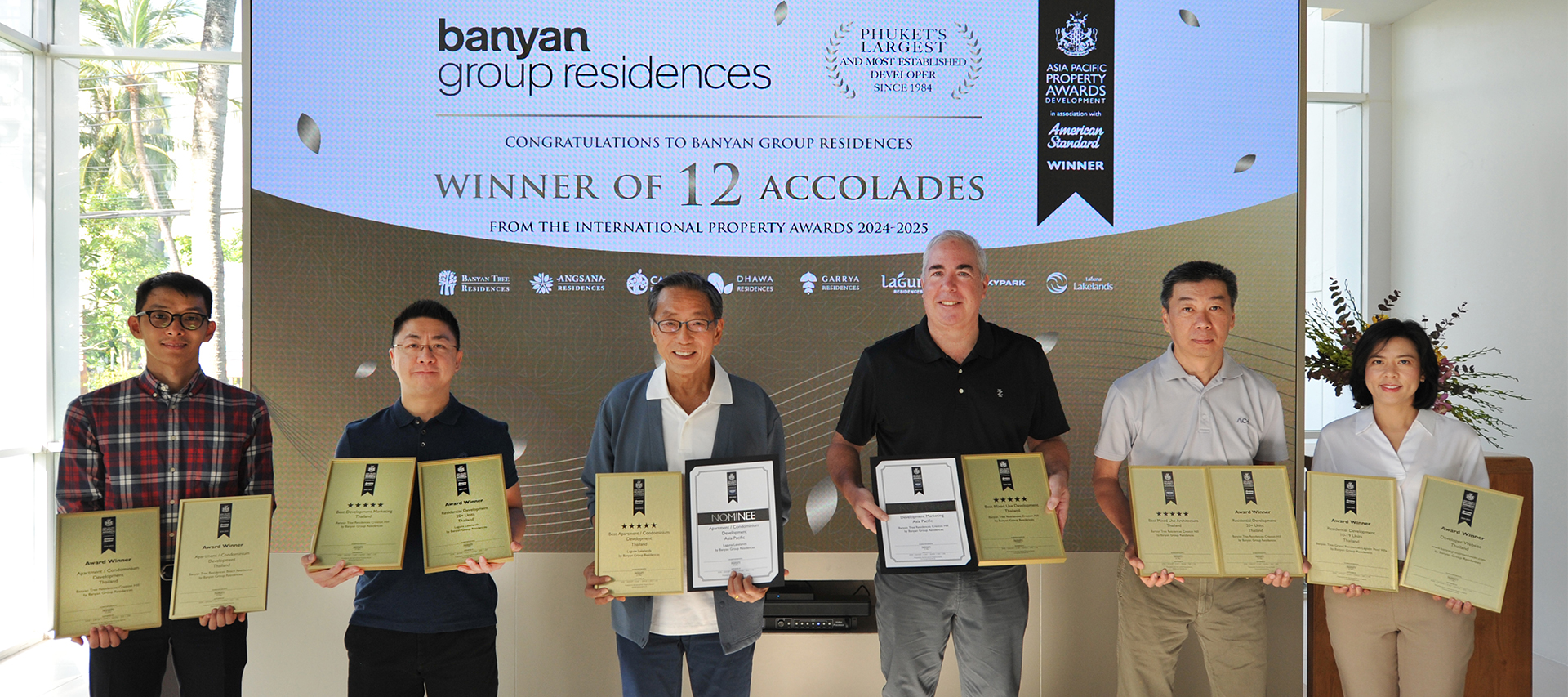 Banyan Group Scoops 12 Accolades at the Asia Pacific International Property Awards 2024-25