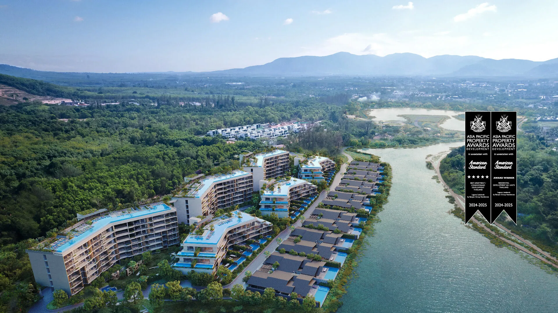 Award-winning Laguna Lakelands residential projects in Phuket